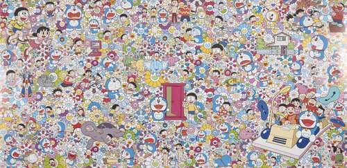 Takashi Murakami, Japanese b.1962- Wouldn't it Be Nice If We Could Do Such a Thing, 2017; offset