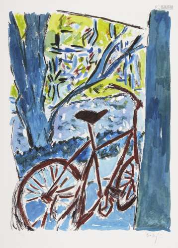 Bob Dylan, American b.1941- Bicycle, 2010; giclée in colours on Hahnemühle wove, signed and numbered