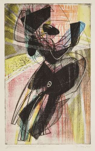 Stanley William Hayter CBE, British 1901-1988- Danse Du Soleil [Black & Moorhead 197], 1951;
