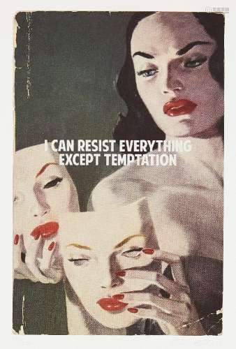 The Connor Brothers, British b.1968- I Can Resist Everything Except Temptation, 2016; giclee print