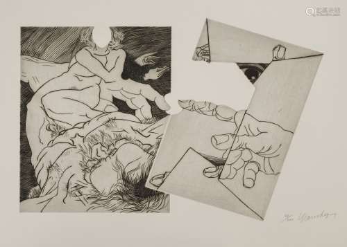 Various Artists, Omaggio a Michelangelo, 1975; the incomplete portfolio, comprising seven etchings