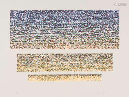 Piero Dorazio, Italian 1927-2005- Composition II, 1976; lithograph in colours on wove, signed, dated