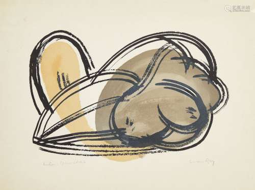 Man Ray, American 1890-1976- Nudo (Anatom), 1964; lithograph in colours on Arches wove, signed,