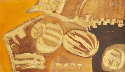 Trevor Coleman, South African b.1936- Abstract No.1, 1964; oil on board, signed and dated 64 lower