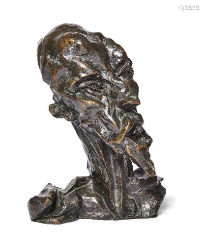 Otto Gutfreund, Czechoslovakian 1889-1927- Don Quixote, 1912/13; bronze, height 38cm Provenance: Abe