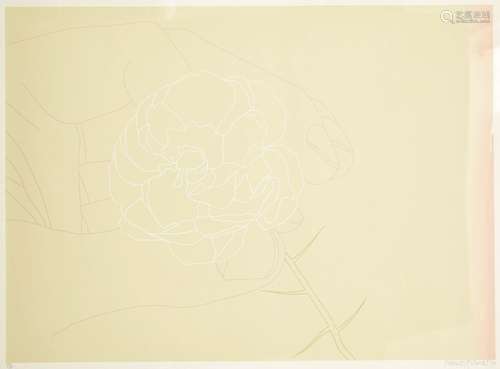 Derrick Greaves, British 1927- 2002; Untitled (rose), 1970; screenprint in colours on wove,