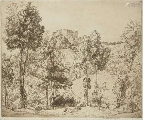 Donald MacLaughlan, American 1876-1938- In Giorgione's Land, 1912; etching on wove, signed and