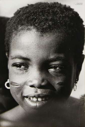 John Bulmer, British b.1938- Young Ghanaian girl in rehearsals for visit of Queen Elizabeth II,