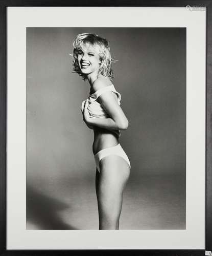 Marc Hispard, French 1938-2015- Eva Herzigova, Paris, 1998; gelatin silver print, signed, titled,