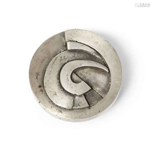 Geoffrey Clarke RA, British 1924-2014- Plateau; sterling silver, hallmarked London 1974, stamped