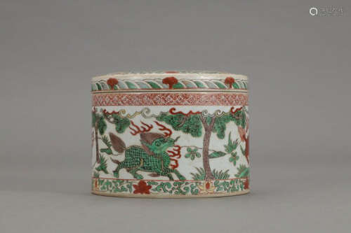 Chinese Ming Dynasty Jiajing Period Porcelain Box