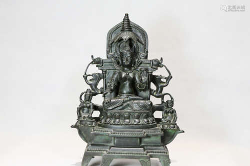 Chinese Early Tara Bronze Statue