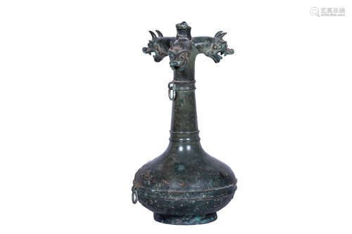 Chinese Bronze Bottle