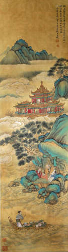 Chinese Qing Dynasty Ink Painting - Qian Du
