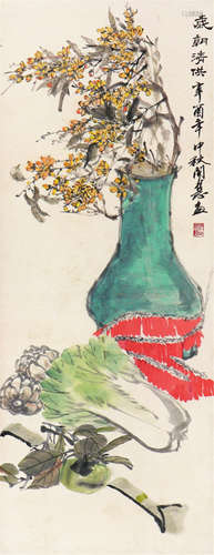 郑闻慧(b.1931)岁朝清供