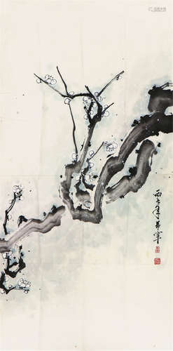 于希宁(1913-2007)白梅