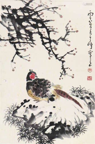 孙其峰(b.1920)锦鸡