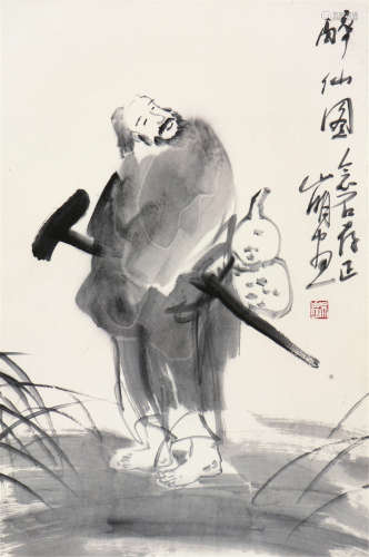 吴山明(b.1941)醉仙图