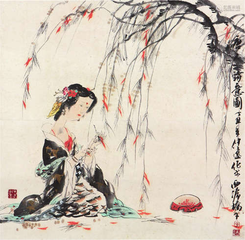 冯  远(b.1952)唐人诗意