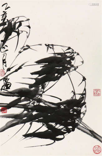 张立辰(b.1939)风竹图