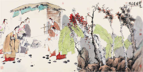 唐勇力(b.1951)秋色园景