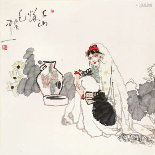 丁中一(b.1937)天山秋色