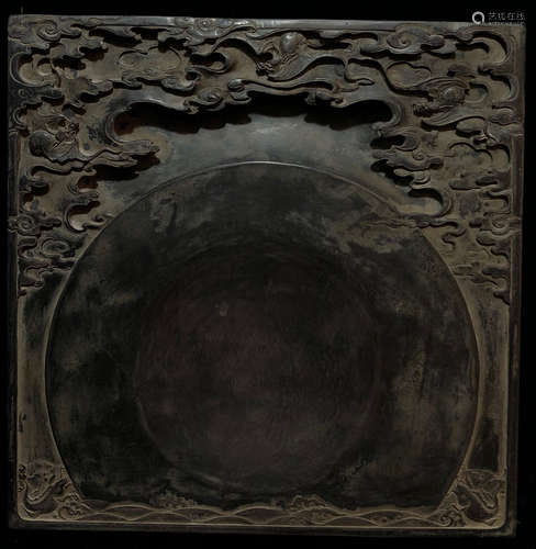 A DUAN STONE CARVED INK SLAB