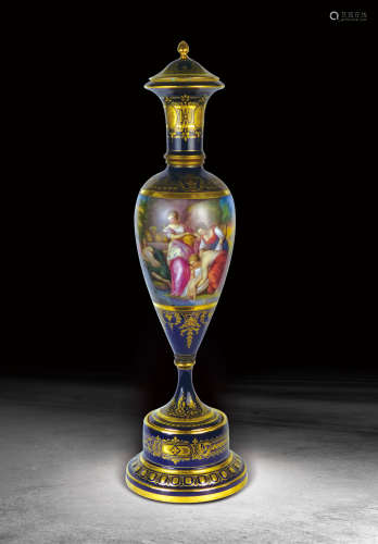 20世紀  維也納新古典主義風格瓷瓶