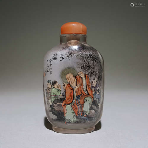 A CHINESE VINTAGE SNUFF BOTTLE