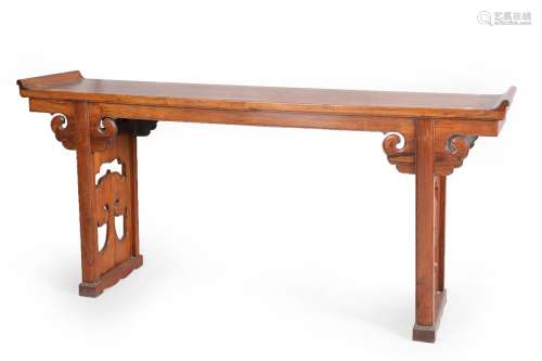 A HUANGHUALI ALTAR TABLE, QIAOTOUAN