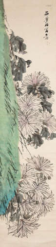 Xugu (1824-1896)   Chrysanthemum and Rock