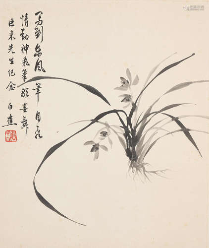 Bai Jiao (1907-1969)  Orchid