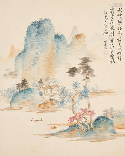 Pu Ru (1896-1963)  Autumn Landscape