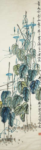 Qi Baishi (1864-1957)   Morning Glory