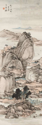 Wang Jiqian (C. C. Wang 1907-2003)   Landscape