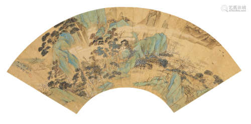 Li Shizhuo (1687-1770)  Spring Landscape