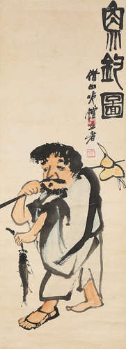 Qi Baishi (1864-1957)  Fishing