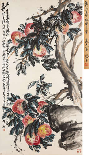 Wu Changshuo (1844-1927)   Peaches