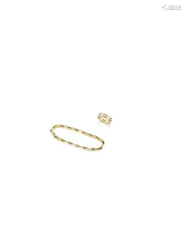 A Diamond 'LOVE' Ring and A Bracelet, by Cartier  (3)