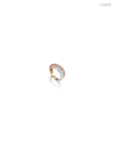 A Coloured Diamond and Diamond Ring, by Boucheron