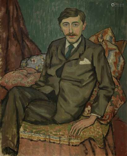 Roger Fry (British, 1866-1934) Portrait of E.M. Forster 73 x 60 cm. (28 1/4 x 23 5/8 in.) (Painte...
