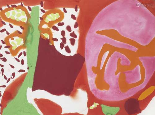 Patrick Heron (British, 1920-1999) January 8: '83: II 58 x 79 cm. (22 3/4 x 31 in.)