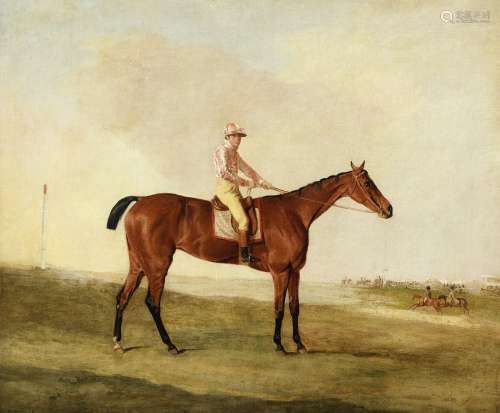 Benjamin Marshall (Seagrave 1768-1835 London) Sir Charles Bunbury's filly, Eleanor with jockey up