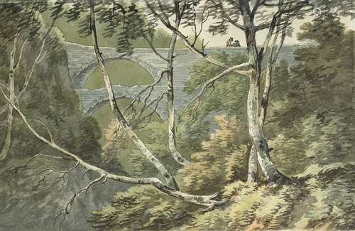 John Warwick Smith (Irthington 1749-1831 London) The Devil's Bridge, Cardiganshire