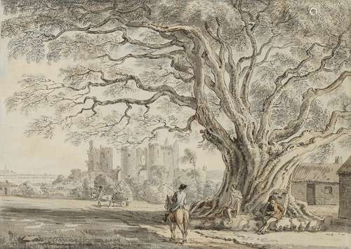 Paul Sandby R.A. (Nottingham 1730-1809 London) Lea Castle, Ireland