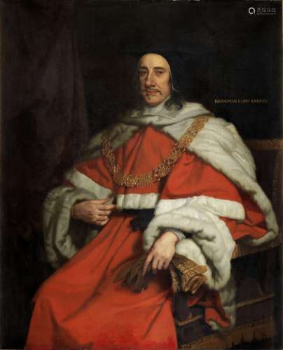 Attributed to John Riley (London 1646-1691) Portrait of Sir Orlando Bridgeman, Chief Justice of t...