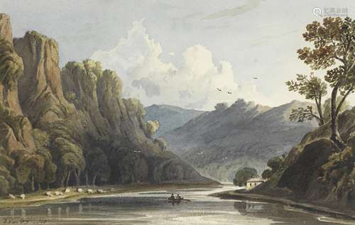 John Varley OWS (London 1778-1842) Views on the Wye from sketches by Miss Schutz (2)