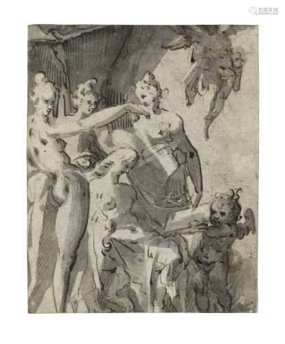 Studio of Bartholomaeus Spranger (Antwerp 1546-1611 Prague) The Toilette of Venus