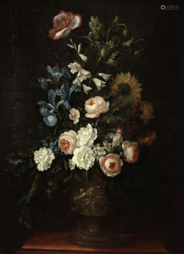 Manner of Gaspar Pieter Verbrugghen, 19th Century Still life of flowers