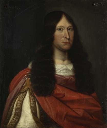 Circle of John Scougall (circa 1645-circa 1730 Prestonpans) Portrait of a gentleman, said to be J...
